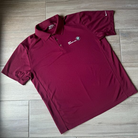 Nike Other - Nike Golf Red BMW Championship Dri-Fit Polo – Men’s L